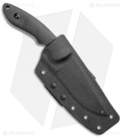 ABKT Elite Shadow Predator Fixed Blade Knife Black G-10 (3.25" Black Stonewash) -Rambo Knives Shop ABKT Elite Shadow Predator Black G 10 Black SW AB004B BHQ 79264 jr sheath