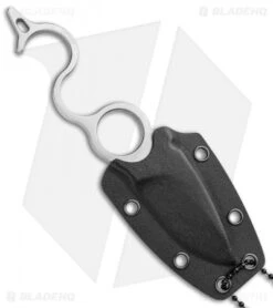 Amare Knives 6 Finger Drop Point Fixed Blade Knife (2.6" Satin) 201812 -Rambo Knives Shop Amare Knives 6 Finger DP Satin AMR201812 BHQ 93298 jr sheath