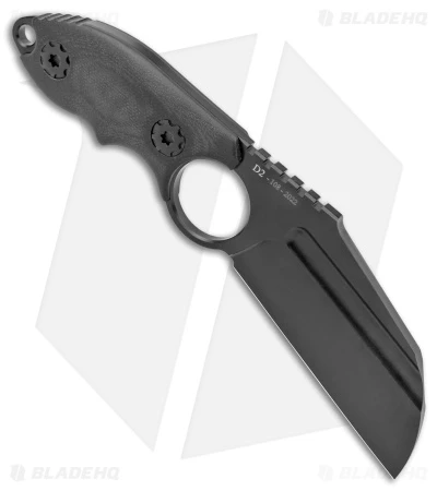 Andre De Villiers Box Butcher Fixed Blade Knife Black G-10 (3.75" Black) 2 Andre De Villiers Box Butcher Fixed Blade Knife Black G-10 (3.75" Black) - Image 2