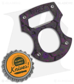 BRNLY Baldy Contra Cypop Bottle Opener Purple Haze CF/Titanium Exclusive -Rambo Knives Shop BRNLY Baldy Contra Cypop Bottle Opener Purple Haze CF Ti Exclusive BHQ 174792 jr bottlecap