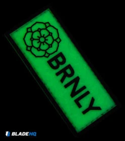BRNLY Baldy Contra Cypop Bottle Opener Black Micarta/Brass Exclusive -Rambo Knives Shop BRNLY Blady Contra Cypop Bottle Opener Patch BHQ 174781 jr glow