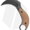 Bastinelli Creations B.A.K. Karambit Fixed Blade Knife Coyote G-10 (3.25" Black)