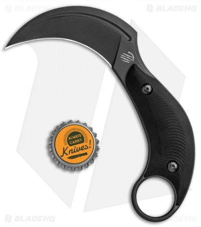 Bastinelli Creations B.A.K. Karambit Fixed Blade Knife Black G-10 (3.25" Black) 4 Bastinelli Creations B.A.K. Karambit Fixed Blade Knife Black G-10 (3.25" Black) - Image 4