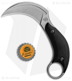 Bastinelli Creations B.A.K. Karambit Fixed Blade Knife Black G-10 (3.25" SW) 7 Bastinelli Creations B.A.K. Karambit Fixed Blade Knife Black G-10 (3.25" SW) -Rambo Knives Shop Bastinelli Creations BAK SW BAS213 BHQ 86906 jr bottlecap