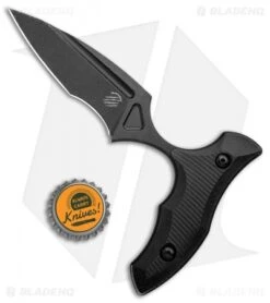 Bastinelli Creations MANAIA Push Dagger Black G-10 (3.75" Black Stonewash) -Rambo Knives Shop Bastinelli Creations MANAIA Push Dagger Black G 10 Black SW BAS219 BHQ 96981 jr bottlecap