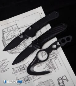 Benchmade 5750BK Mini Presidio II Automatic Knife (3.2" Black) -Rambo Knives Shop Benchmade 10 BLK Rescue Hook Safety Cutter Black Molded Sheath BHQ 51404 kp plans web