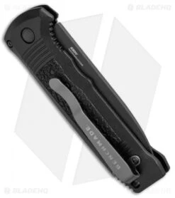 Benchmade 4400BK Casbah Automatic Knife Black Grivory (3.4" Black) -Rambo Knives Shop Benchmade 4400 Casbah Black Grivory Black 4400BK BHQ 51630 jr side