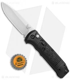 Benchmade 4400 Casbah Automatic Knife Black Grivory (3.4" Satin) -Rambo Knives Shop Benchmade 4400 Casbah Black Grivory Satin 4400 BHQ 51626 jr bottlecap 2