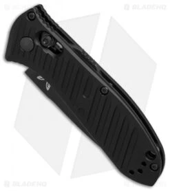 Benchmade 5750SBK Mini Presidio II Automatic Knife (3.2" Black Serr) -Rambo Knives Shop Benchmade 5750 SBK Mini Presidio II black serr BHQ 78772 er spine