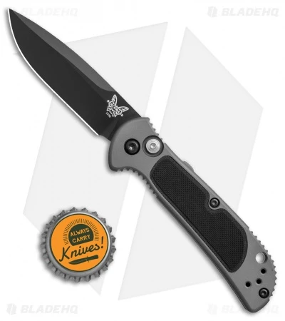 Benchmade 9750BK Mini Coalition Automatic Knife Gray Al/Black G-10 (2.9" Black) 4 Benchmade 9750BK Mini Coalition Automatic Knife Gray Al/Black G-10 (2.9" Black) - Image 4