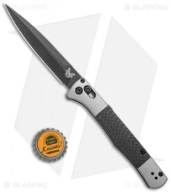 Benchmade Auto Fact AXIS Lock Knife Aluminum/CF (4" Black DLC) 4170BK -Rambo Knives Shop Benchmade Auto Fact AXIS Lock Aluminum CF Black DLC 4170BK BHQ 118572 jr bottlecap