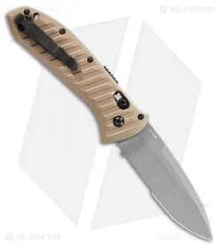 Benchmade Auto Presidio II Auto Knife Bronze Al. (3.7" Gray Serr) 5700SGY-1 -Rambo Knives Shop Benchmade Auto Presidio II Auto Knife Bronze Al. 3.7 Gray Serr 5700SGY 1 BHQ 118573 LS Back