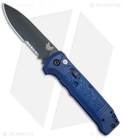 Benchmade 4400SBK-1 Casbah Automatic Knife Blue Grivory (3.4" Black Serr) 1 Benchmade 4400SBK-1 Casbah Automatic Knife Blue Grivory (3.4" Black Serr)