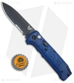 Benchmade 4400SBK-1 Casbah Automatic Knife Blue Grivory (3.4" Black Serr) 7 Benchmade 4400SBK-1 Casbah Automatic Knife Blue Grivory (3.4" Black Serr) -Rambo Knives Shop Benchmade Casbah Blue Grivory Black Serr 4400SBK 1 BHQ 51634 jr bottlecap 2