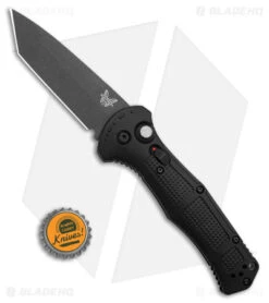 Benchmade Claymore Tanto Automatic Knife Black Grivory (3.6" Black) 9071BK -Rambo Knives Shop Benchmade Claymore Tanto AK Black Grivory 3in Black BHQ 179555 td size