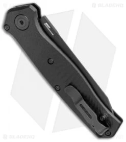 Benchmade Mediator Automatic Knife Black G-10 (3.3" Black Serr) 8551SBK -Rambo Knives Shop Benchmade Mediator Auto Black G 10 Black Serr 8551SBK BHQ 104906 jr side