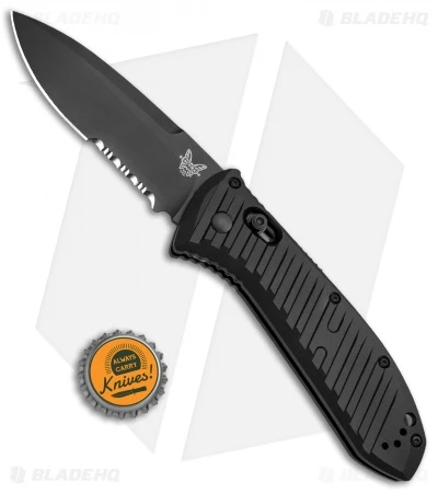 Benchmade 5700SBK Auto Presidio II Automatic Knife (3.7" Black Serr) 5 Benchmade 5700SBK Auto Presidio II Automatic Knife (3.7" Black Serr) - Image 5