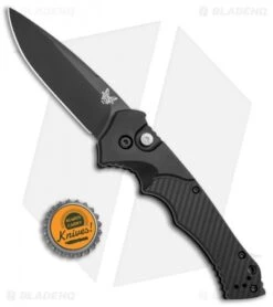 Benchmade Rukus II Automatic Knife (3.4" Black) 9600BK -Rambo Knives Shop Benchmade Rukus II Automatic Black 9600BK BHQ 74494 jr bottlecap