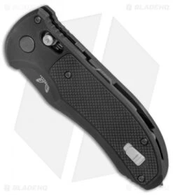 Benchmade Triage AXIS Lock Automatic Knife (3.58" Black Serr) 9170SBK -Rambo Knives Shop Benchmade Triage AXIS Lock Auto Black Serr 9170SBK BHQ 15157 jr spine
