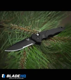 Benchmade Rukus II Automatic Knife (3.4" Black Serr) 9600SBK -Rambo Knives Shop Benchmade rukus ii Auto 9600SBK BHQ 74379 dl