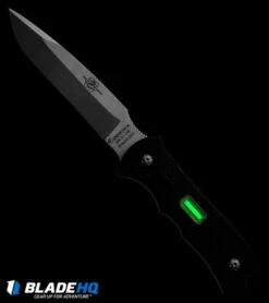 Beta Blade Cammenga Fixed Blade Knife W/ Tritium Insert (4.75" Bead Blast) -Rambo Knives Shop Beta Blade Tritium Fixed CGBBX1 BHQ 42868 jr glow
