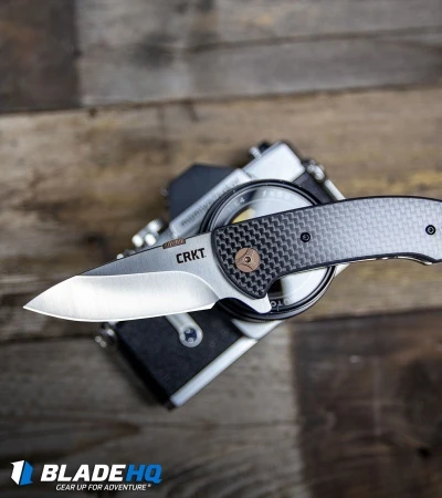 CRKT Avant Flipper Knife Carbon Fiber (3.17" Satin) 4620 4 CRKT Avant Flipper Knife Carbon Fiber (3.17" Satin) 4620 - Image 4