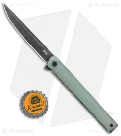 CRKT CEO Exclusive Flipper Liner Lock Knife Natural G-10 (3.25" Smokewash) -Rambo Knives Shop CRKT CEO Flipper LL Natural G 10 Black SW D2 BHQ 121122 jr bottlecap