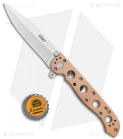 CRKT Carson M16-03BS Frame Lock Knife Bronze Stainless Steel (3.6" Satin) 7 CRKT Carson M16-03BS Frame Lock Knife Bronze Stainless Steel (3.6" Satin) -Rambo Knives Shop CRKT Carson M16 03BS FL SS Satin BHQ 119388 jr bottlecap