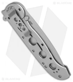 CRKT M16-04SS Stainless Steel Frame Lock Knife Tanto (3.9" Bead Blast) 6 CRKT M16-04SS Stainless Steel Frame Lock Knife Tanto (3.9" Bead Blast) -Rambo Knives Shop CRKT Carson M16 04SS SS Tanto FL Flipper BB BHQ 138967 jr side