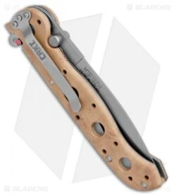 CRKT Carson M16-13ZM Desert Spear Point Flipper Knife (3.5" Bead Blast Serr) -Rambo Knives Shop CRKT Carson M16 13ZM Desert SP BB Serr BHQ 8981 jr side