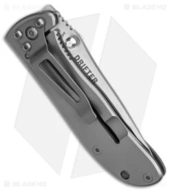 CRKT Drifter Frame Lock Knife Stainless Steel (3" Satin) -Rambo Knives Shop CRKT Drifter FL Case Agriculture BHQ 154228 td side