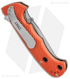 CRKT Hammond Cruiser LAWKS Liner Lock Knife Orange (3.75" Satin) 7904OR -Rambo Knives Shop CRKT Hammond Cruiser Orange CR7904OR BHQ 87147 jr side 2