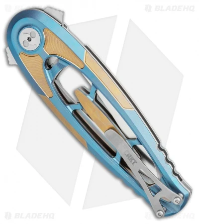 CRKT Hirin Liner Lock Knife Titanium (3.5" Satin M390) 5042 3 CRKT Hirin Liner Lock Knife Titanium (3.5" Satin M390) 5042 - Image 3