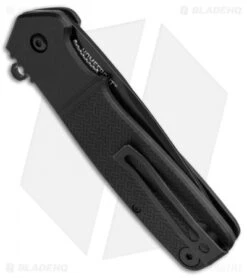 CRKT Homefront Tactical Tanto Field Strip Knife Black (3.5" Black Serr) K260KKS -Rambo Knives Shop CRKT Homefront Tactical Tanto LL Black Black Serr K260KKS BHQ 51833 jr side