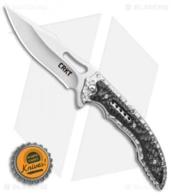 CRKT Ikoma Fossil Small Frame Lock Knife Black G-10 (3.41" Satin) 5462 -Rambo Knives Shop CRKT Ikoma Fossil Small Frame Lock Knife Black G 10 3.41 Satin 5462 BHQ 51854 LS Bottlecap