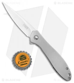 CRKT Ken Onion Large Eros Stainless Steel Frame Lock Knife (2.84" Satin) K456XXP -Rambo Knives Shop CRKT Ken Onion Large Eros SS FL Satin 456XXP BHQ 21375 jr bottlecap