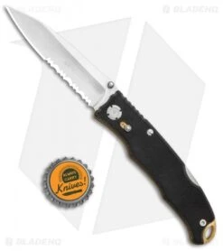 CRKT Lake Laredo Lockback Knife Black G-10 (3.25" Satin Serr) 7266 -Rambo Knives Shop CRKT Lake Laredo LB Black G 10 Satin Serr 7266 BHQ 85978 jr bottlecap
