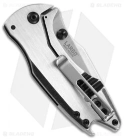 CRKT Ochs Largo Spring Assisted Knife Stainless Steel (2.5" Satin) 5360 5 CRKT Ochs Largo Spring Assisted Knife Stainless Steel (2.5" Satin) 5360 -Rambo Knives Shop CRKT Largo jr side 2