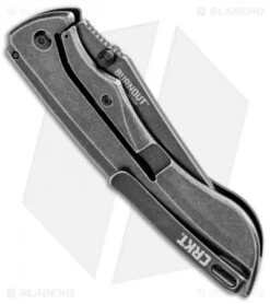 CRKT Lerch Burnout Frame Lock Knife G-10/Carbon Fiber (3.625" Black) 4123K -Rambo Knives Shop CRKT Lerch Burnout FL G 10 CF Black SW 4123K BHQ 103932 jr side