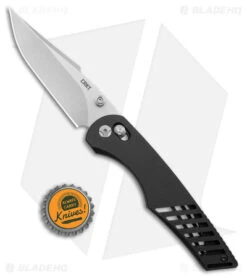 CRKT Lerch Definitive Crossbar Knife G-10 Black (3.7" Stonewash) 3820 -Rambo Knives Shop CRKT Lerch Definitive Crossbar Knife G 10 Black SW BHQ 179671 jr bottlecap