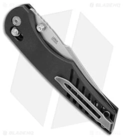 CRKT Lerch Definitive Crossbar Knife G-10 Black (3.7" Stonewash) 3820 -Rambo Knives Shop CRKT Lerch Definitive Crossbar Knife G 10 Black SW BHQ 179671 jr side