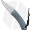CRKT Lightfoot Urban Shark Liner Lock Knife Gray (2.5" Satin Serr)