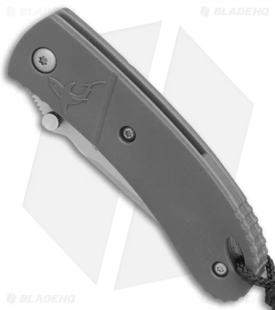 CRKT Lightfoot Urban Shark Liner Lock Knife Gray (2.5" Satin) 3 CRKT Lightfoot Urban Shark Liner Lock Knife Gray (2.5" Satin) - Image 3