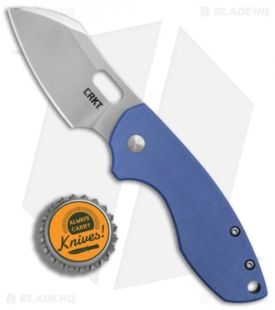 CRKT Pilar Frame Lock Knife Blue G-10 (2.4" Satin) 5311GB 4 CRKT Pilar Frame Lock Knife Blue G-10 (2.4" Satin) 5311GB - Image 4
