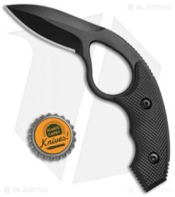 Colonel Blades NCO LowVz Fixed Blade Kit W/ Trainer (2.5" Black) -Rambo Knives Shop Colonel Blades NCO LowVz Dagger Kit with Trainer Black BHQ 75730 jr bottlecap