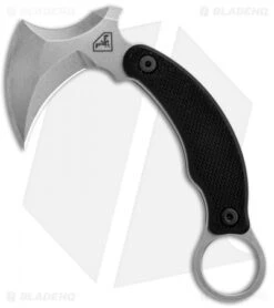DoubleStar Halcon Non-Traditional Karambit Fixed Blade Black G-10 (2.5" SW)