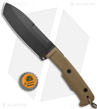 Extrema Ratio Selvan Fixed Blade Knife Desert Tan W/ Sheath (6.25" Black) 4 Extrema Ratio Selvan Fixed Blade Knife Desert Tan W/ Sheath (6.25" Black) - Image 4