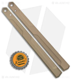 Flytanium V1.5 Channel Alum. Handles For Kershaw Lucha Balisong - Gold Sand 7 Flytanium V1.5 Channel Alum. Handles For Kershaw Lucha Balisong - Gold Sand -Rambo Knives Shop Flytanium v1.5 Channel Aluminum Handles for Kershaw Lucha Balisong Gold Sand BHQ 180374 jr bottlecap