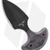 GTI Push Dagger Knife Gray Micarta (2.6" Black)