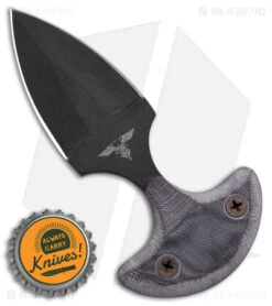 GTI Push Dagger Knife Gray Micarta (2.6" Black) 7 GTI Push Dagger Knife Gray Micarta (2.6" Black) -Rambo Knives Shop GTI Push Dagger Gray Micarta Black BHQ 158120 jr bottlecap